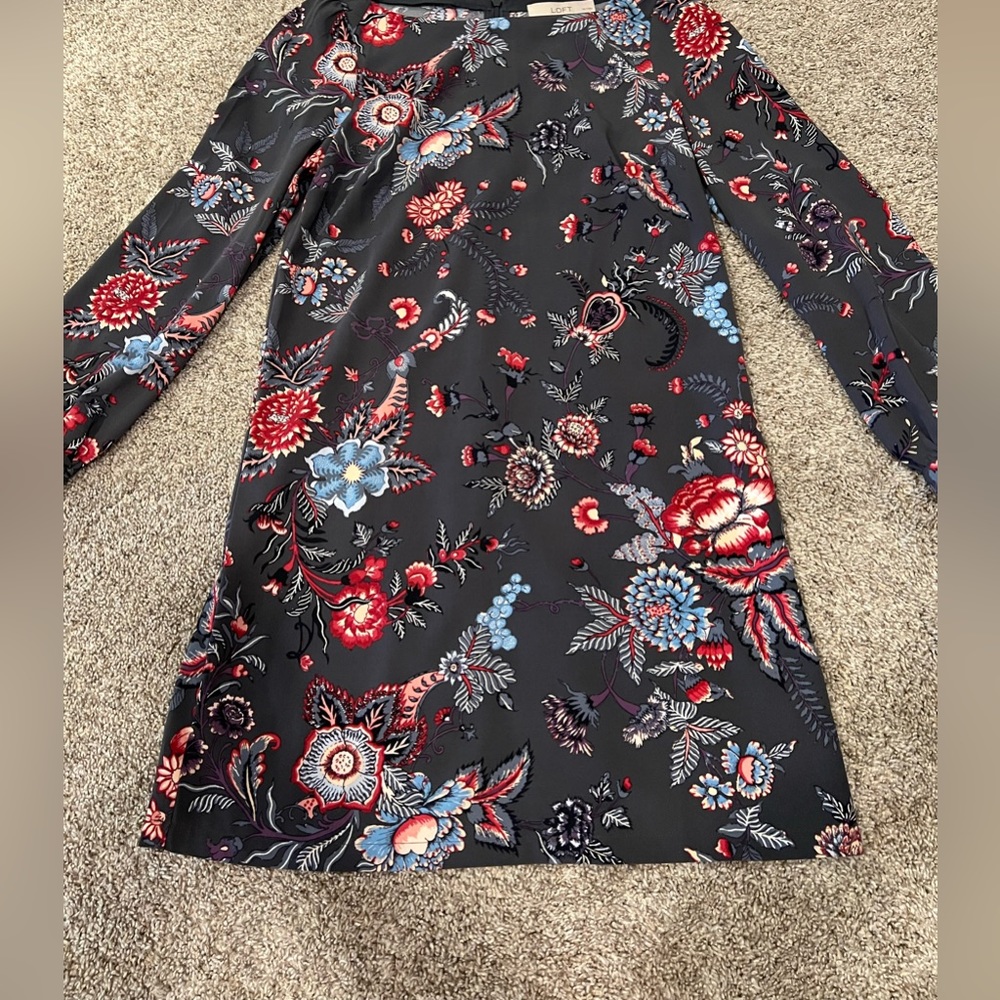LOFT long-sleeve dress (size 0petite)